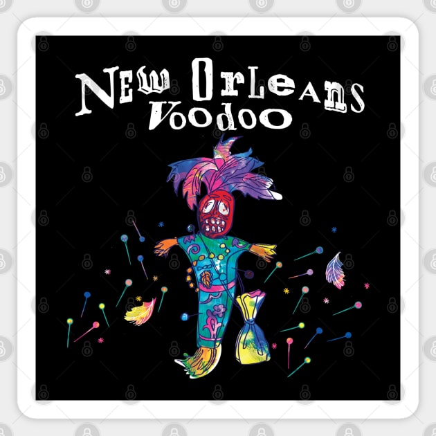 New Orleans Voodoo Sticker by gentlemanjoan